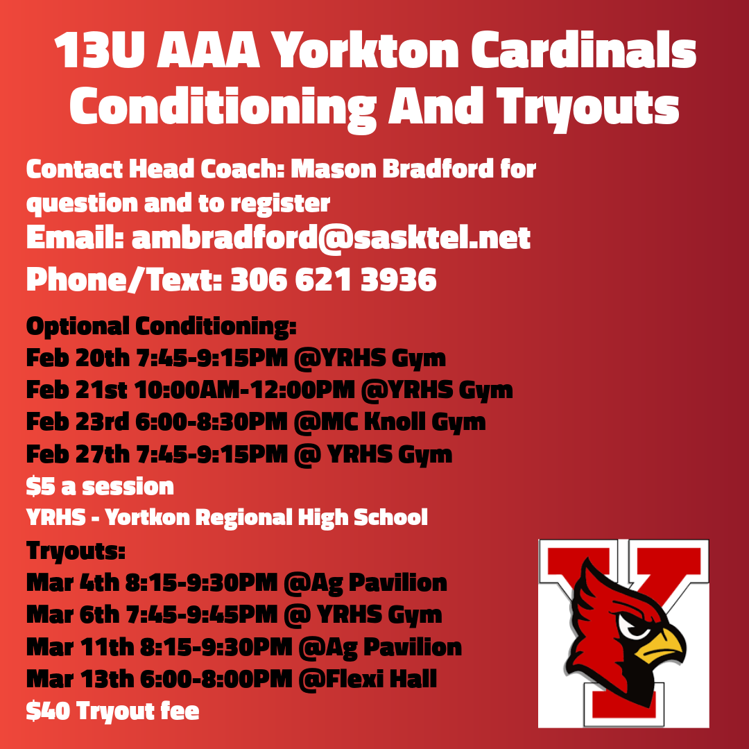 13U AAA tryouts